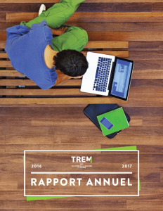 Rapport annuel 2016-2017 de la Table régionale d’éducation de la Mauricie (TREM)
